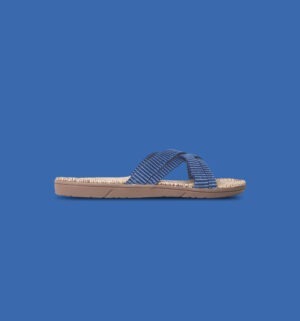 Shangies sandaler - Blue stripes
