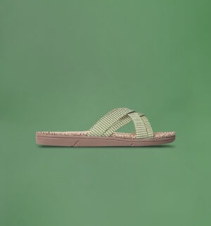 Shangies sandaler - Green leaves