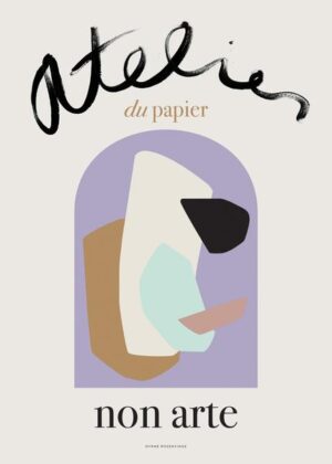 Plakat - Atelier du Papier "Violet" - Nynne Rosenvinge