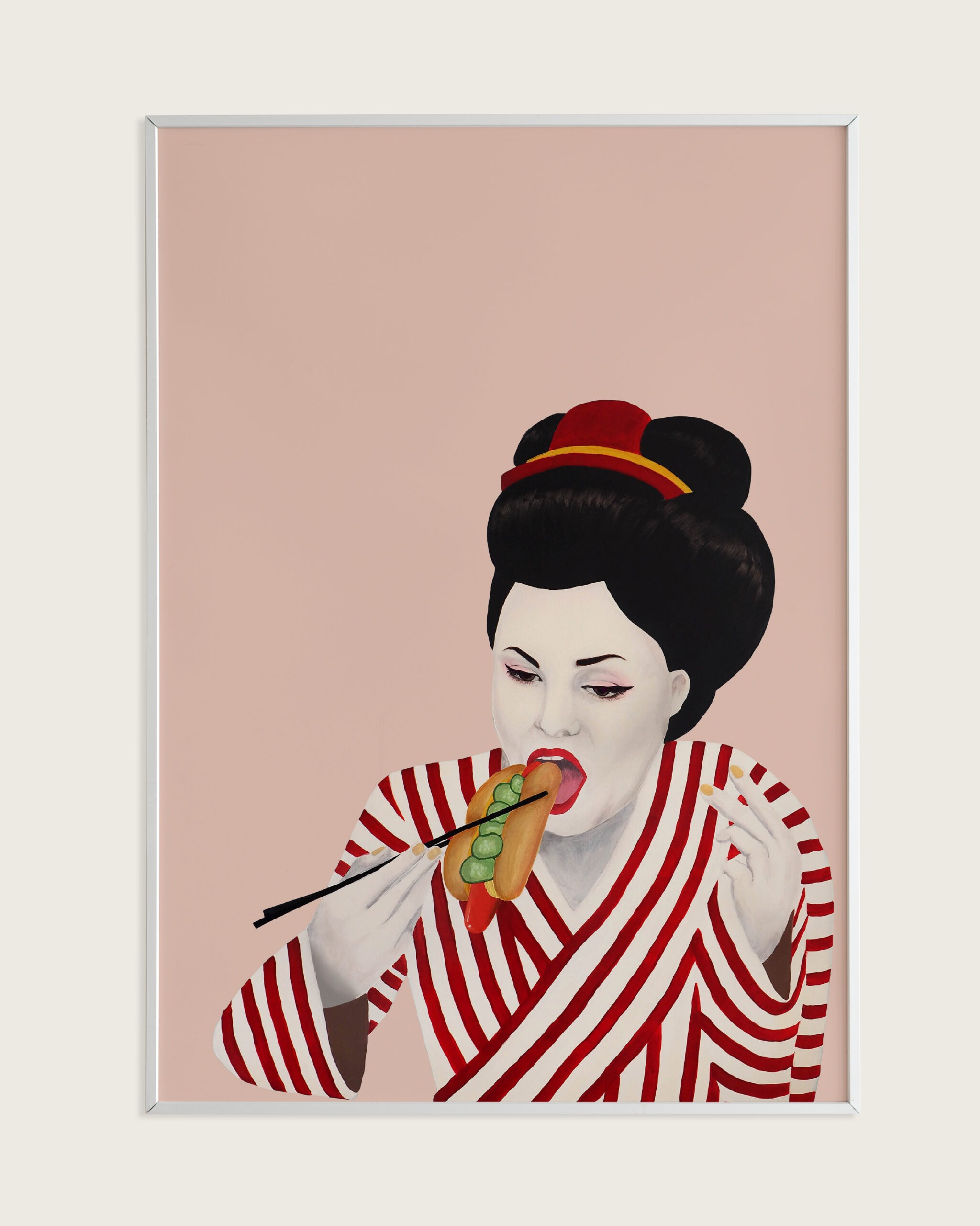 Plakat Sulten Geisha, rosa - - Gejst