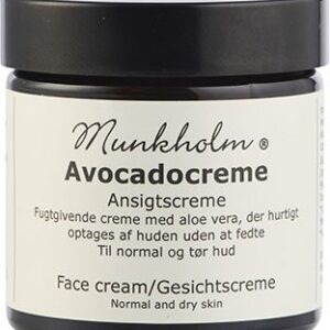 Ansigtscreme med avocado fra Munkholm