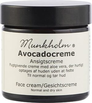 Ansigtscreme med avocado fra Munkholm