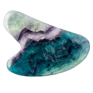 Gua sha heart flourite