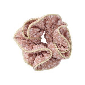 scrunchie med blomster