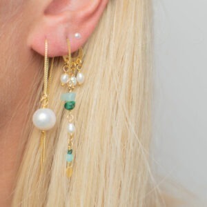 Behind Ear - perleøreringe - Smykish - Image 2