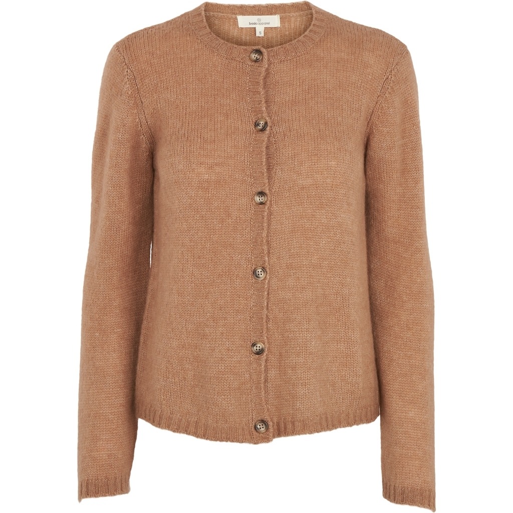 Cardigan Camel Melange Basic Apparel Butik Gejst