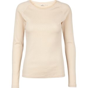 Bluse - Arense LS Tee - sand dollar - fra Basic Apparel