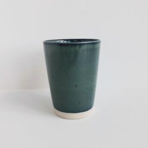 Tall cup - Ocean Green - Bornholms Keramikfabrik