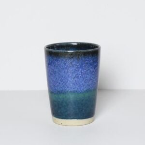 Tall cup - Blue Coast - Bornholms Keramikfabrik