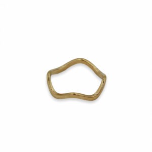 Wave Ring - Forgyldt ædelstål - Smykish
