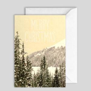 Merry Christmas postkort fra The Dybdahl co.