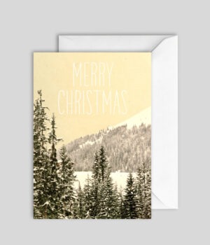 Merry Christmas postkort fra The Dybdahl co.