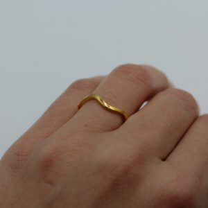 Wave Ring - Forgyldt ædelstål - Smykish - Image 2