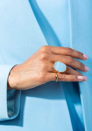 Fingerring - Asger Blonde Agat - House of Vincent - Image 2