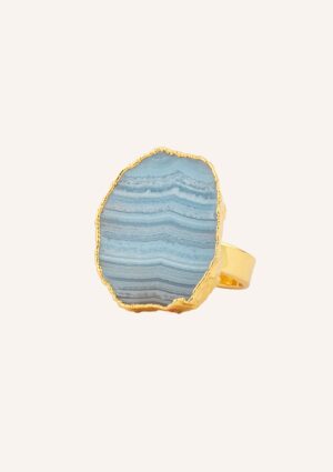 Fingerring - Asger Blonde Agat - House of Vincent
