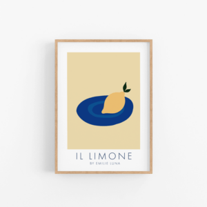Plakat - Il Limone - Emilie Luna - 50x70 cm