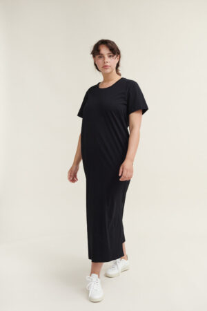 Rebekka Dress - Black - Basic Apparel - Image 2
