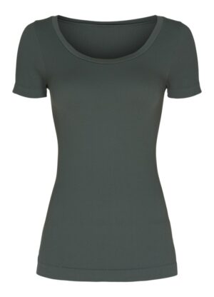 Rib t-shirt Linea - Olive - Tim & Simonsen