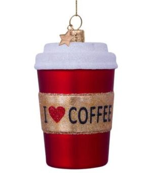 Juleornament - Coffee Mug red fra Vondels