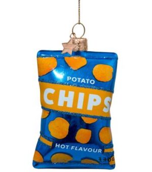 Juleornament - Hot flavour chips fra Vondels