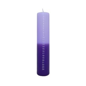 Kalender lys - Lavendel/lilla - Finders Keepers