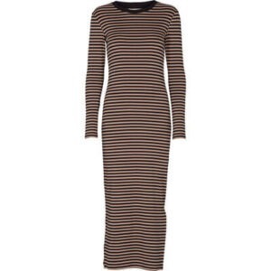 Ludmilla Long Dress - Black/Amphora - Basic Apparel