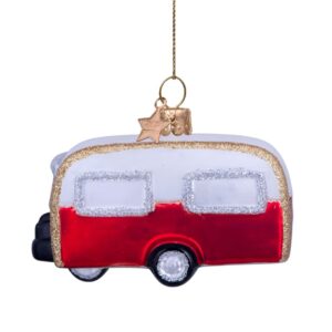 Juleornament - Red caravan fra Vondels