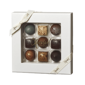 gaveæske med 9 chokolader – Xocolatl