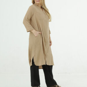 Copen Shirt - Camel - Organic - Masala