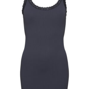 Frida Rib Top - Plus - Antracit - Tim & Simonsen