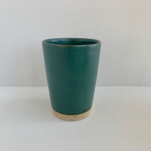 Tall cup - Autumn Green - Bornholms Keramikfabrik