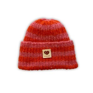 Hue - Sky Beanie - striped red - Coffee Beanies