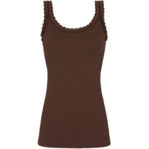 Frida rib top - Cioccolato - Tim & Simonsen
