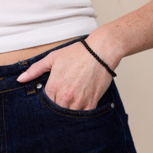 Krystal armbånd - Grounding - Blackstone - Soi