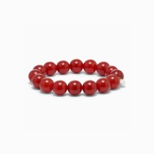Chunky krystal armbånd - Rød Jade - Passion - Soi