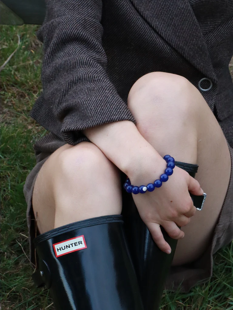 Chunky krystal armbånd - Lapiz Lazuli - Wisdom - Soi