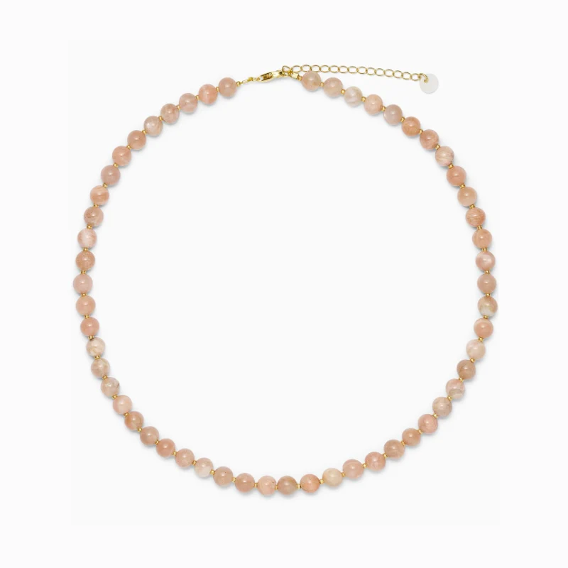 Krystal halskæde - Sunstone - Power - Soi